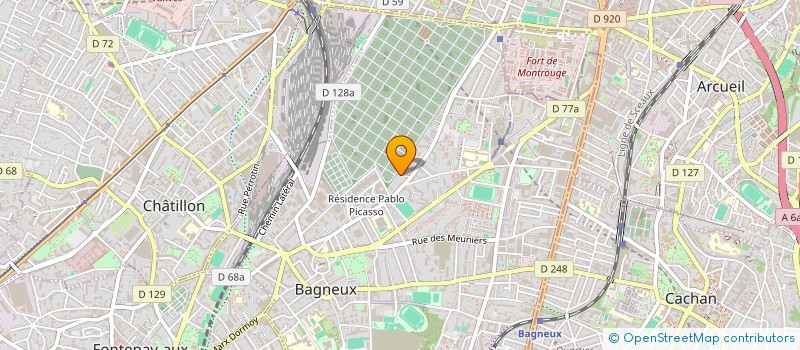 localisation de l'entreprise MONSIEUR CHRISTOPHE VILLETTE à BAGNEUX