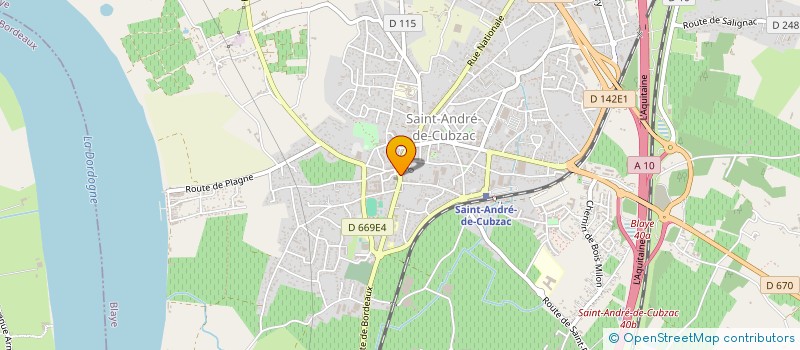 localisation de l'entreprise MONSIEUR CHRISTOPHE VILLETTE  SAINT-ANDRE-DE-CUBZAC