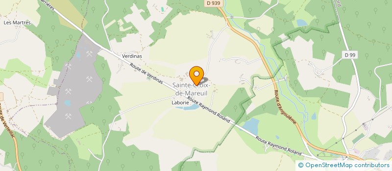 localisation de l'entreprise MONSIEUR CHRISTOPHE VILLEVEYGOUX  MAREUIL EN PERIGORD