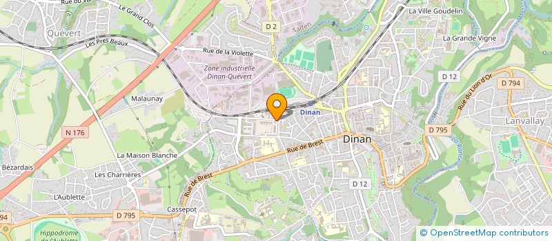 localisation de l'entreprise MONSIEUR CHRISTOPHE VILLIN  DINAN