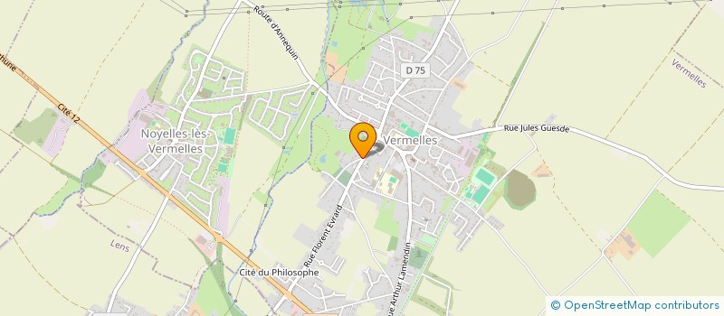 localisation de l'entreprise MONSIEUR CHRISTOPHE VINCENT  VERMELLES