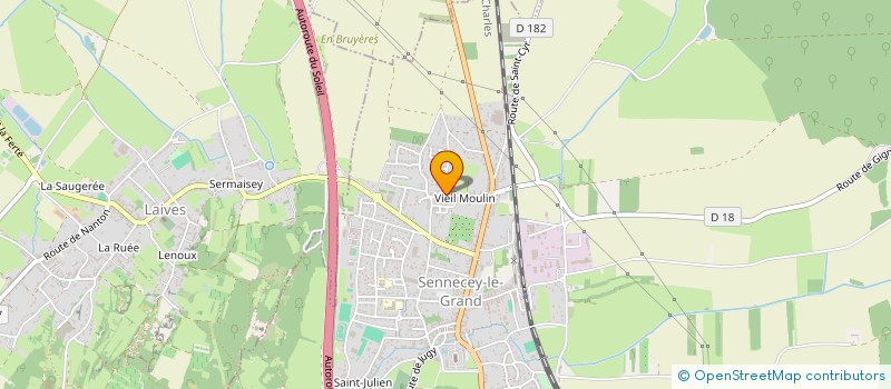 localisation de l'entreprise MONSIEUR CHRISTOPHE VINEZ  ETRIGNY