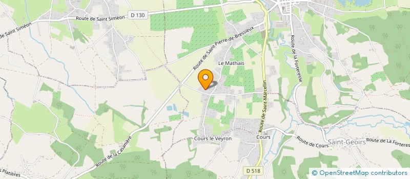 localisation de l'entreprise MONSIEUR CHRISTOPHE VINOY  SAINT-ETIENNE-DE-SAINT-GEOIRS