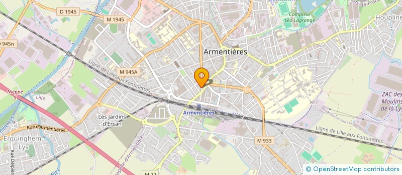 localisation de l'entreprise MONSIEUR CHRISTOPHE VINSONNEAU à ARMENTIERES