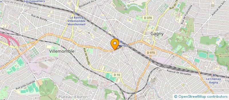 localisation de l'entreprise MONSIEUR CHRISTOPHE VINUESA  VILLEMOMBLE