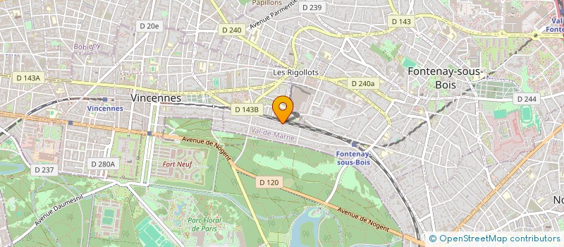 localisation de l'entreprise MONSIEUR CHRISTOPHE VIOLLAND  FONTENAY-SOUS-BOIS