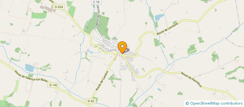 localisation de l'entreprise MONSIEUR CHRISTOPHE VIRELAUDE  SAINT-PUY