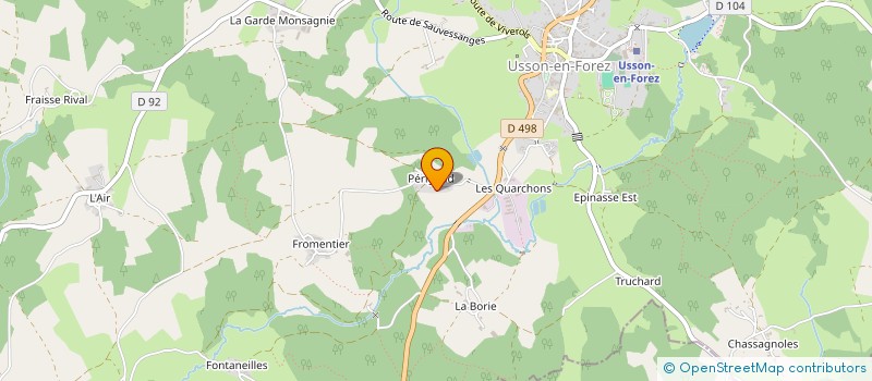 localisation de l'entreprise MONSIEUR CHRISTOPHE VITALE  USSON-EN-FOREZ