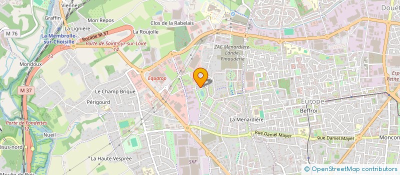 localisation de l'entreprise MONSIEUR CHRISTOPHE VOINIER  SAINT-CYR-SUR-LOIRE