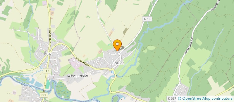 localisation de l'entreprise MONSIEUR CHRISTOPHE VOIRIN  BOULOT