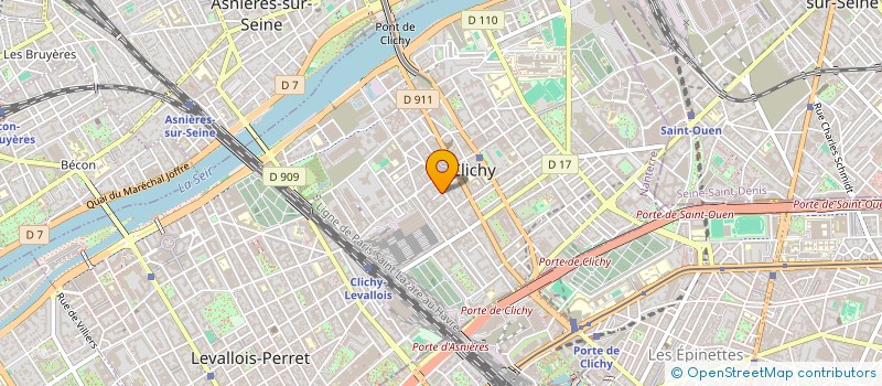 localisation de l'entreprise MONSIEUR CHRISTOPHE VOISIN à CLICHY