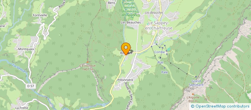 localisation de l'entreprise MONSIEUR CHRISTOPHE VOISIN  LE SAPPEY-EN-CHARTREUSE