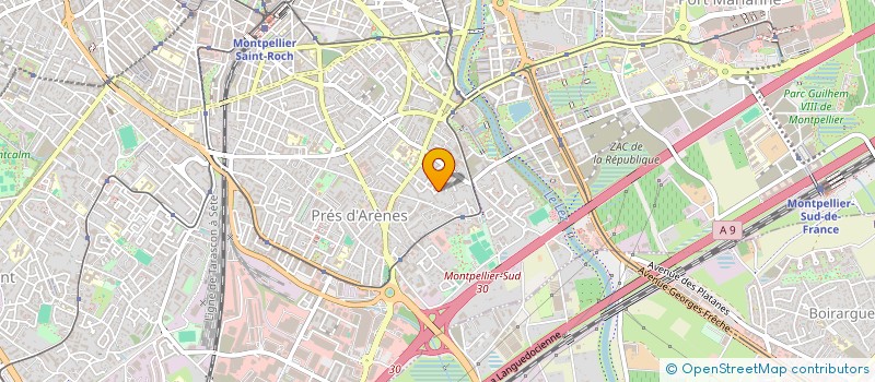 localisation de l'entreprise MONSIEUR CHRISTOPHE VRIGNAUD à MONTPELLIER