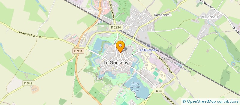 localisation de l'entreprise MONSIEUR CHRISTOPHE WALLEZ  LE QUESNOY