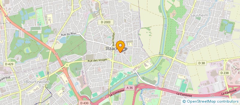 localisation de l'entreprise MONSIEUR CHRISTOPHE WALTER  ILLZACH