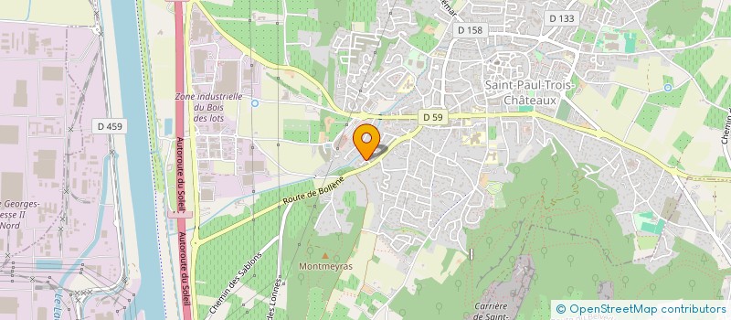 localisation de l'entreprise MONSIEUR CHRISTOPHE WALTI  SAINT-PAUL-TROIS-CHATEAUX