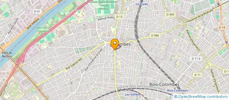 localisation de l'entreprise MONSIEUR CHRISTOPHE WARGNY à COLOMBES