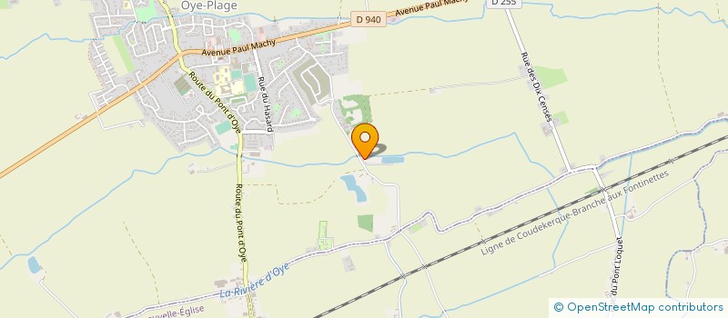 localisation de l'entreprise MONSIEUR CHRISTOPHE WARNAULT  OYE-PLAGE