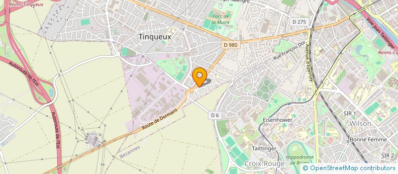 localisation de l'entreprise MONSIEUR CHRISTOPHE WAWRZYNIAK à TINQUEUX