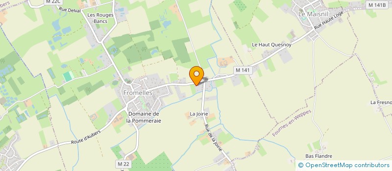 localisation de l'entreprise MONSIEUR CHRISTOPHE WAYMEL à FROMELLES