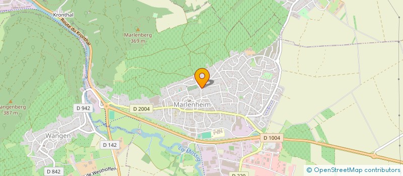 localisation de l'entreprise MONSIEUR CHRISTOPHE WEBER  NORDHEIM