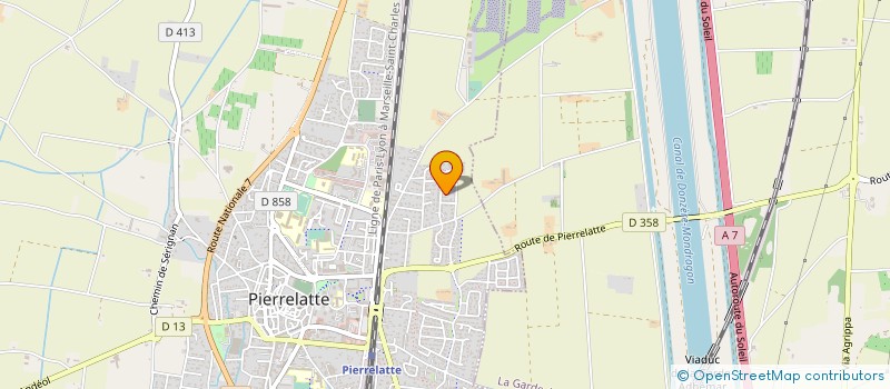 localisation de l'entreprise MONSIEUR CHRISTOPHE WEBER  PIERRELATTE