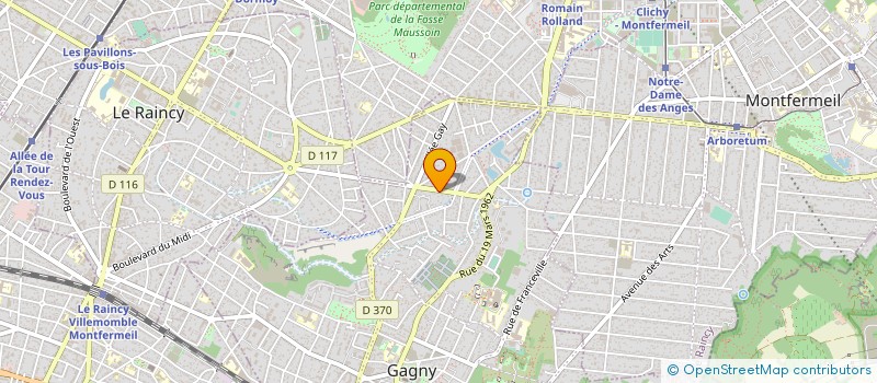 localisation de l'entreprise MONSIEUR CHRISTOPHE WEHRUNG à GAGNY