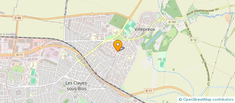 localisation de l'entreprise MONSIEUR CHRISTOPHE WEILL  VILLEPREUX