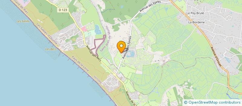 localisation de l'entreprise MONSIEUR CHRISTOPHE WEINHARD  NOTRE-DAME-DE-MONTS