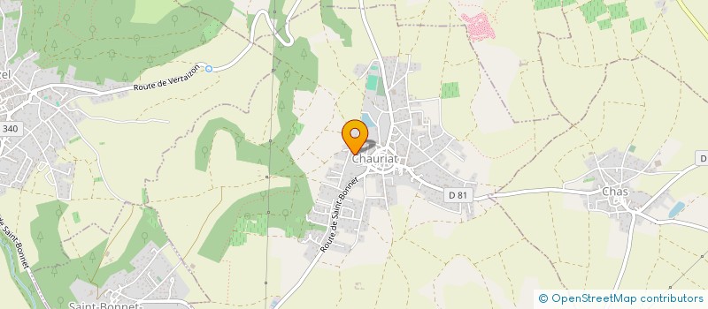 localisation de l'entreprise MONSIEUR CHRISTOPHE WELLER  CHAURIAT