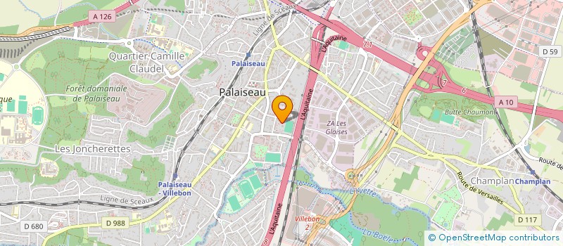 localisation de l'entreprise MONSIEUR CHRISTOPHE WEYER à PALAISEAU