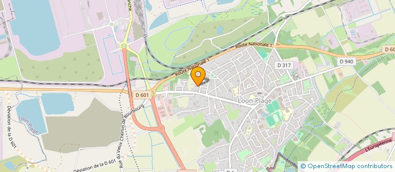 localisation de l'entreprise MONSIEUR CHRISTOPHE WIERRE  LOON-PLAGE