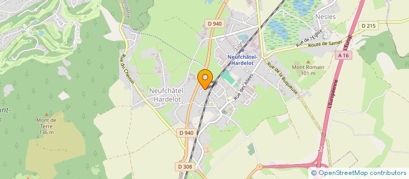 localisation de l'entreprise MONSIEUR CHRISTOPHE WILLAUME à NEUFCHATEL-HARDELOT