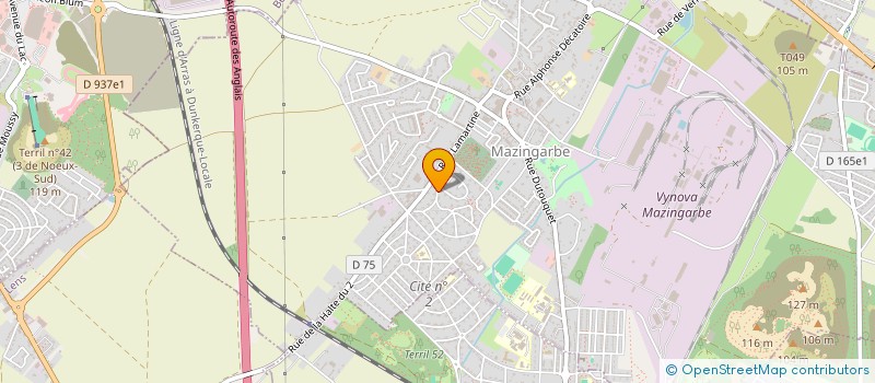 localisation de l'entreprise MONSIEUR CHRISTOPHE WILLEM  MAZINGARBE