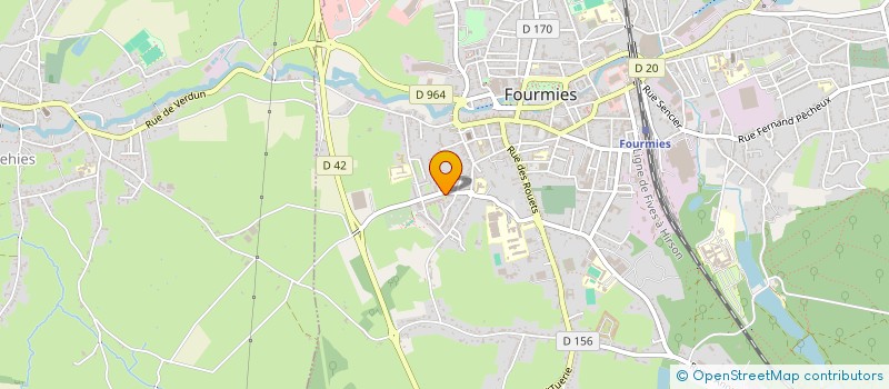 localisation de l'entreprise MONSIEUR CHRISTOPHE WILMART à FOURMIES