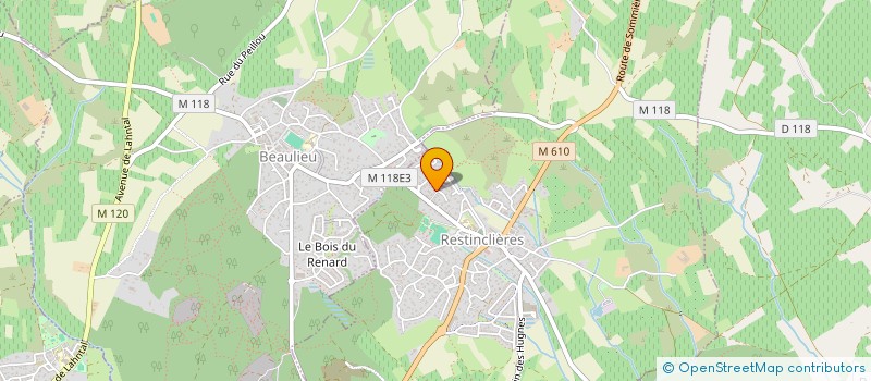 localisation de l'entreprise MONSIEUR CHRISTOPHE WINTERSTEIN  RESTINCLIERES