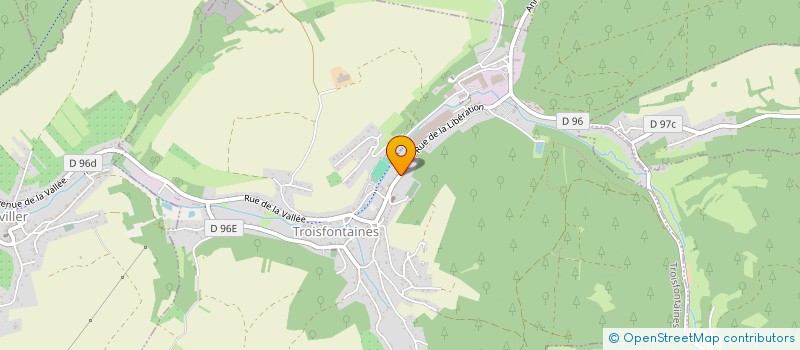 localisation de l'entreprise MONSIEUR CHRISTOPHE WOLFF  TROISFONTAINES