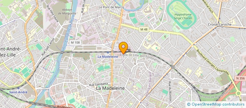 localisation de l'entreprise MONSIEUR CHRISTOPHE WYPELIER à MARCQ-EN-BARŒUL
