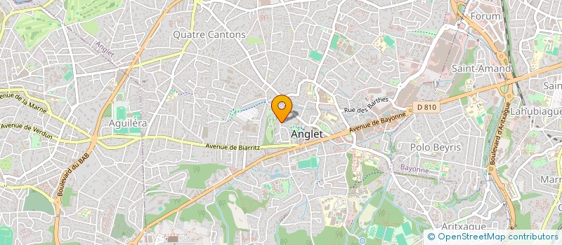 localisation de l'entreprise MONSIEUR CHRISTOPHE YBORRA  ANGLET