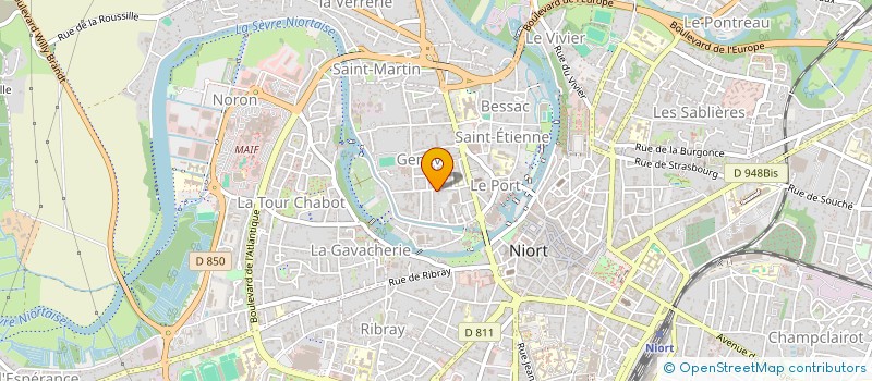 localisation de l'entreprise MONSIEUR CHRISTOPHE YVES MARC CHALLANGE à NIORT