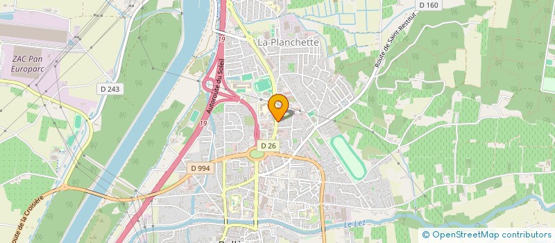 localisation de l'entreprise MONSIEUR CHRISTOPHE ZAGO  BOLLENE