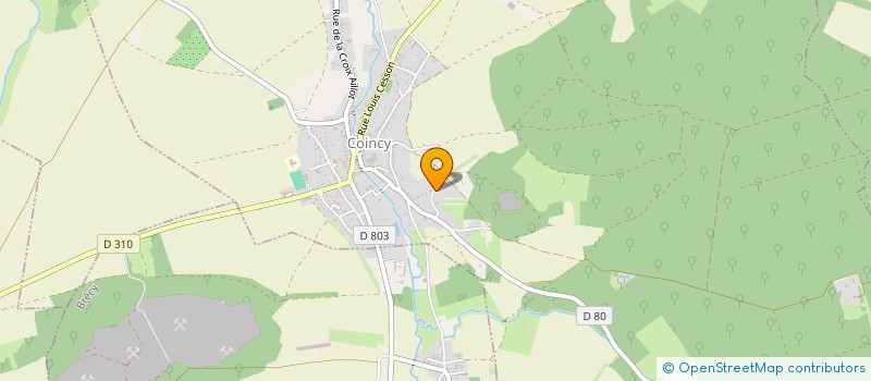 localisation de l'entreprise MONSIEUR CHRISTOPHE ZAIRE  COINCY