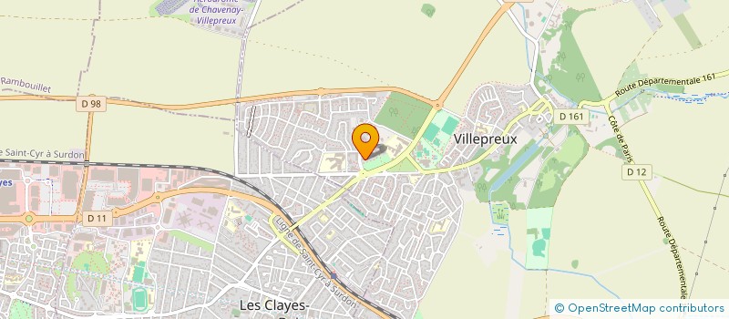 localisation de l'entreprise MONSIEUR CHRISTOPHE ZAMMIT  VILLEPREUX