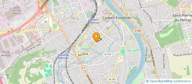 localisation de l'entreprise MONSIEUR CHRISTOPHE ZHANG à CORBEIL-ESSONNES