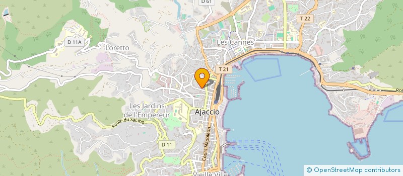 localisation de l'entreprise MONSIEUR CHRISTOPHE ZICCHINA à AJACCIO