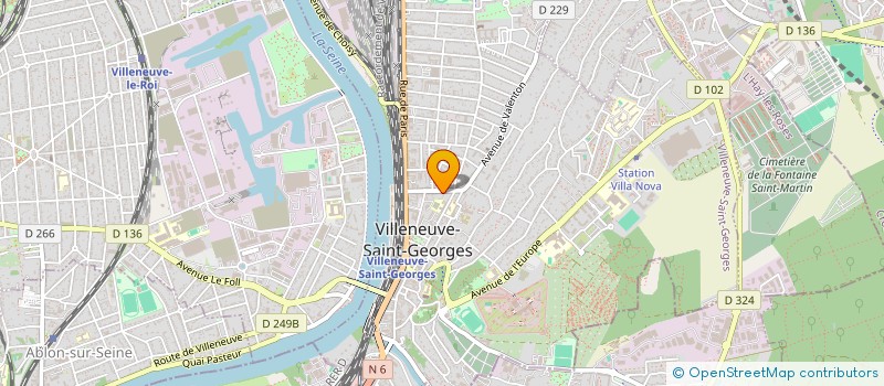 localisation de l'entreprise MONSIEUR CHRISTOPHE ZIZINE à VILLENEUVE-SAINT-GEORGES
