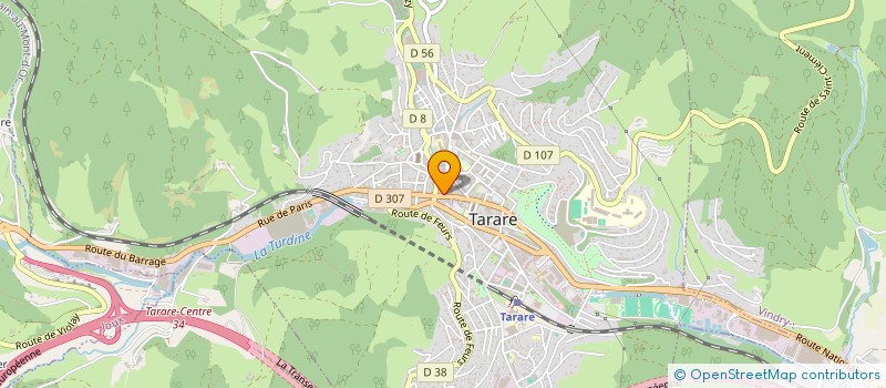 localisation de l'entreprise MONSIEUR CHRISTOPHE ZOMER  TARARE