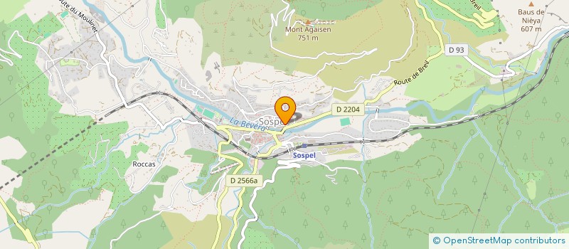 localisation de l'entreprise MONSIEUR CHRISTOPHE ZORICA  SOSPEL