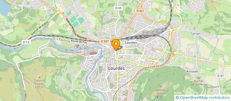 localisation de l'entreprise MONSIEUR CHRISTOPHE ZUGASTY à LOURDES