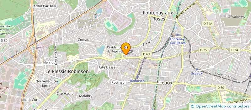 localisation de l'entreprise MONSIEUR CHRISTOPHE ZURFLUH à LE PLESSIS-ROBINSON